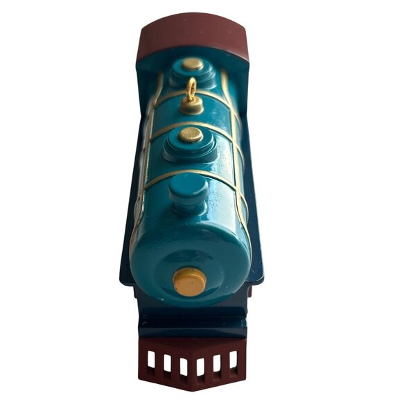 Hallmark Keepsake Metal Christmas Train Ornaments 1992 Set Of 3 (of 4) With Box - Picture 8 of 11